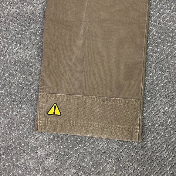 Keen Pants Men's 32 x 34 Brown Double Knee Cargo Work Hiking Canvas Duck Flint - Picture 4 of 15